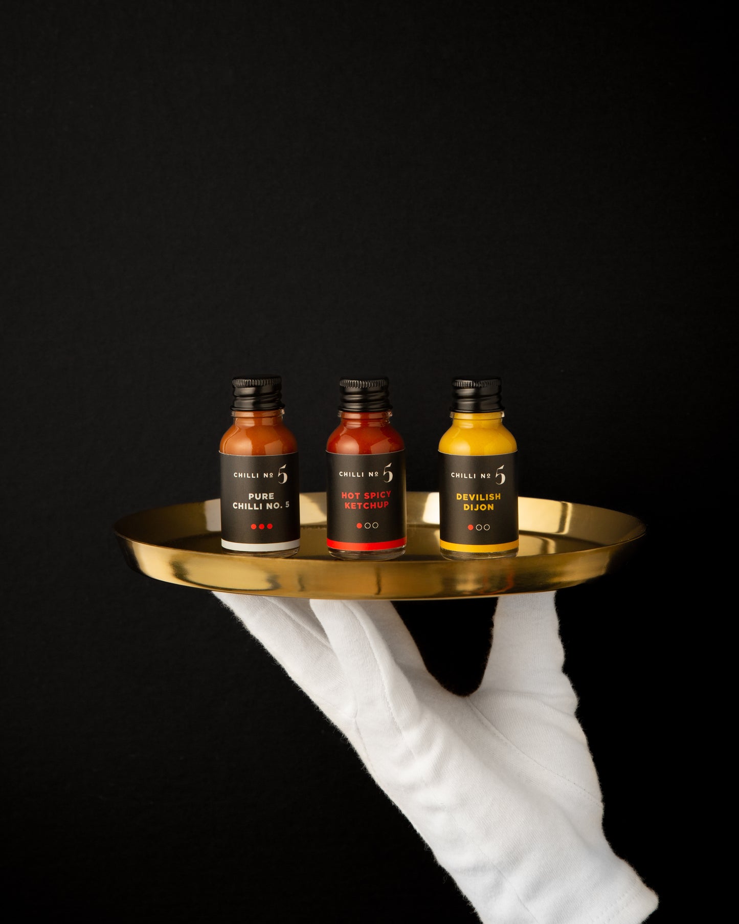 Collection Mini de 5 sauces piquantes de voyage (5 x 15 ml)